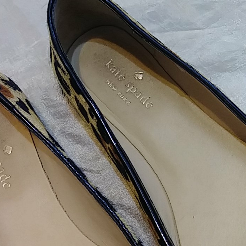 Kate Spade Tula Leopard Hair Flats - Picture 4 of 5